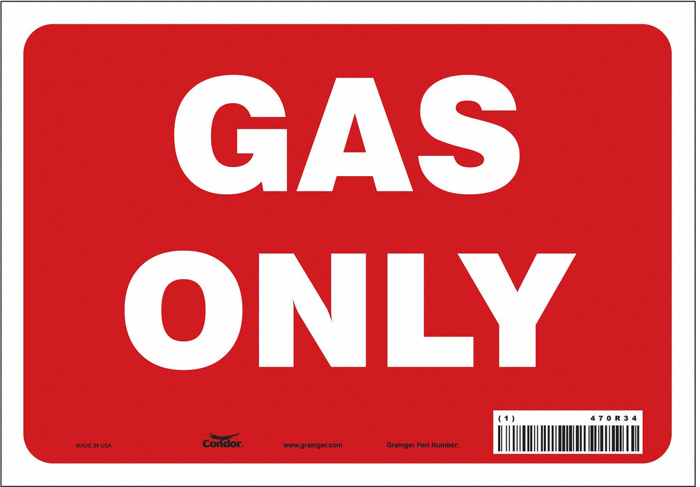 Safety Sign 7 inx10 in Vinyl