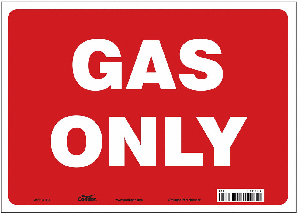Safety Sign 10 inx14 in Vinyl