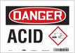 Safety Sign 7 inx10 in Vinyl