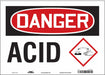 Safety Sign 10 inx14 in Vinyl
