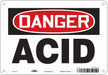 Safety Sign 7 in x 10 in Aluminum