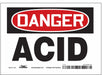 Safety Sign 5 inx7 in Vinyl