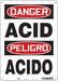 Safety Sign 14 in x 10 in Polyethylene
