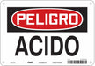 Safety Sign 7 in x 10 in Aluminum