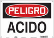 Safety Sign 10 in x 14 in Polyethylene