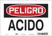 Safety Sign 7 in x 10 in Vinyl