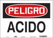 Safety Sign 10 in x 14 in Vinyl