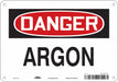 Safety Sign 7 in x 10 in Aluminum