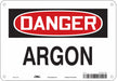 Safety Sign 7 inx10 in Polyethylene