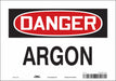 Safety Sign 7 in x 10 in Vinyl