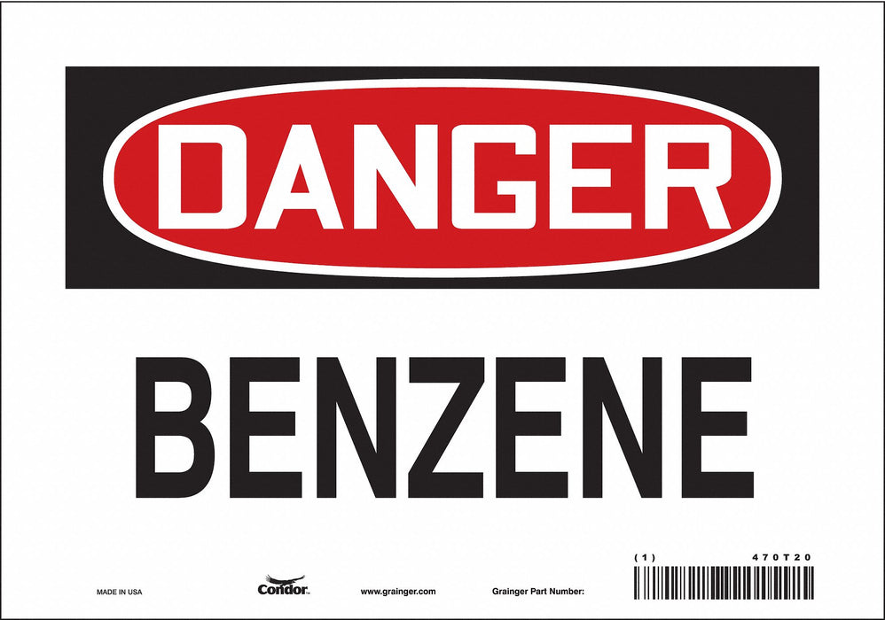 Safety Sign 7 in x 10 in Vinyl