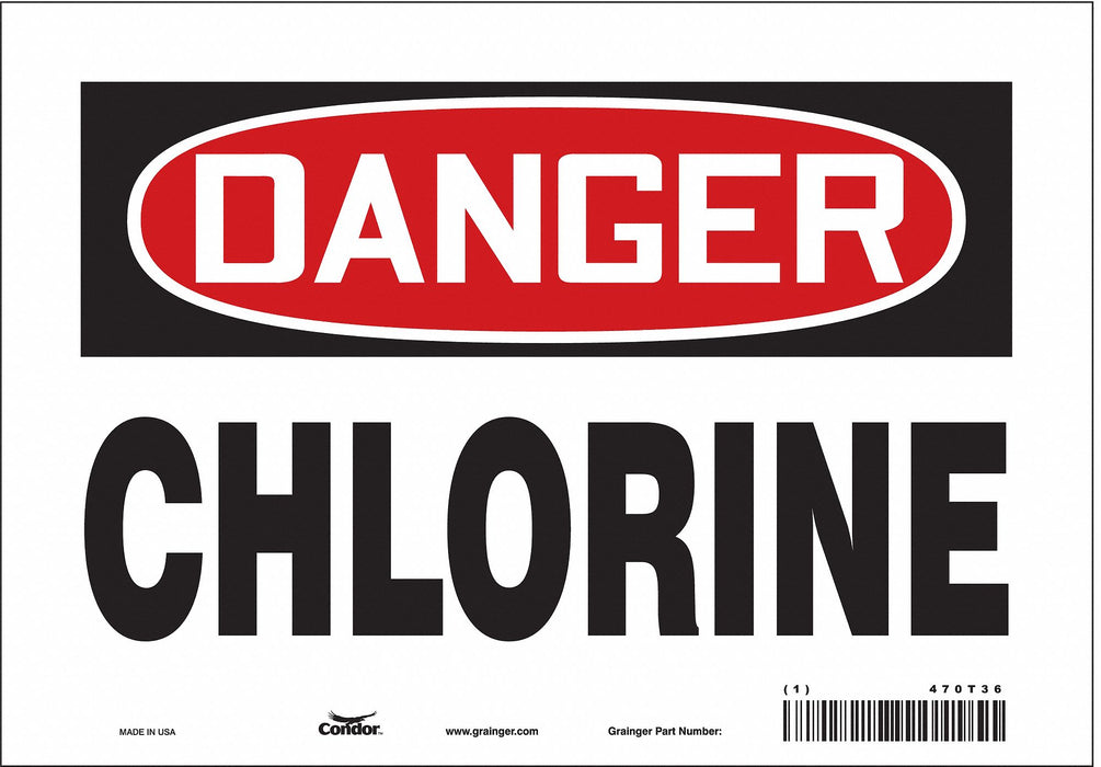 Safety Sign 7 in x 10 in Vinyl