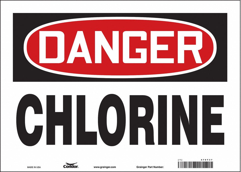 Safety Sign 10 inx14 in Vinyl