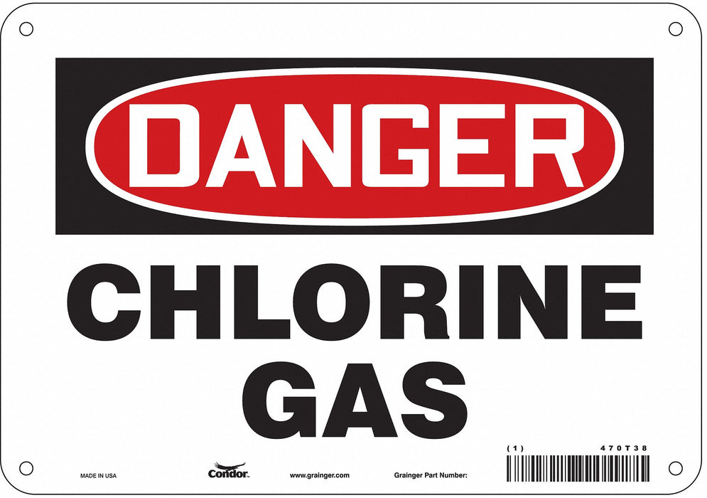 Safety Sign 7 in x 10 in Aluminum