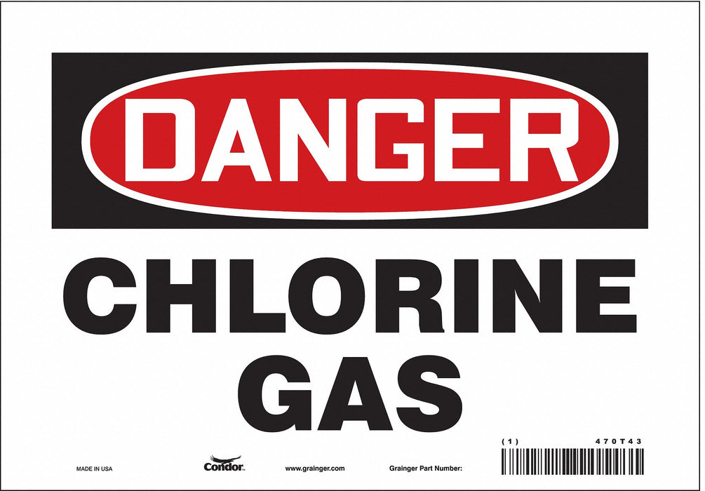 Safety Sign 7 inx10 in Vinyl
