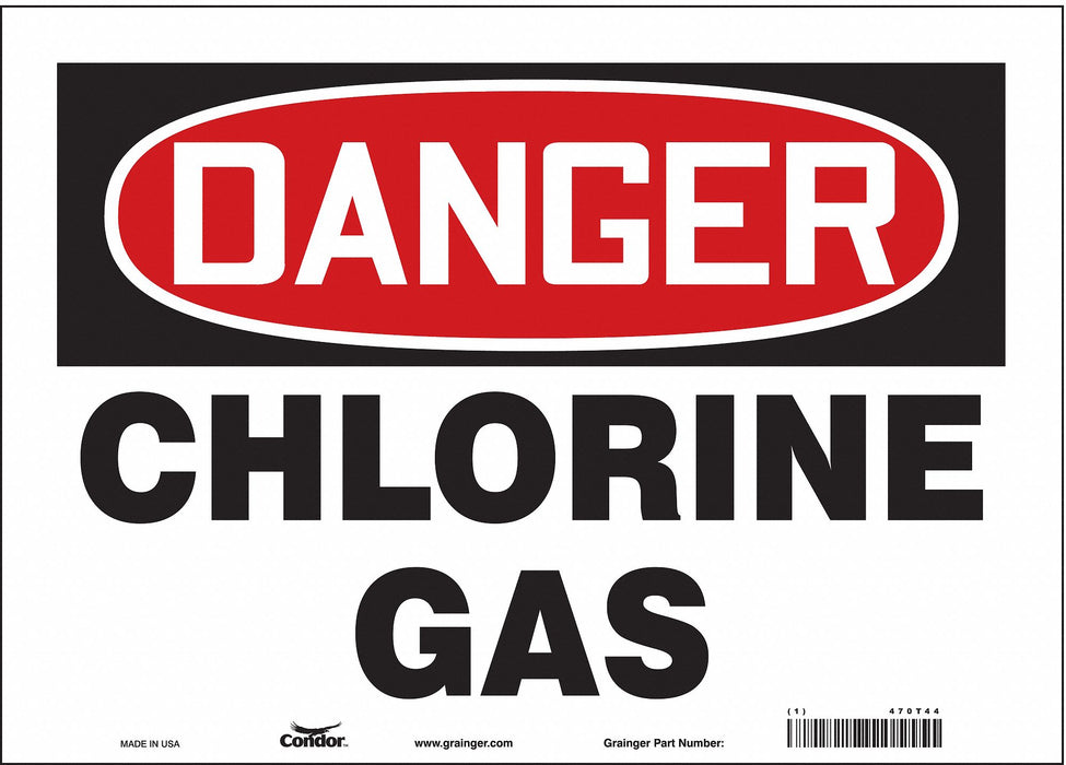 Safety Sign 10 in x 14 in Vinyl