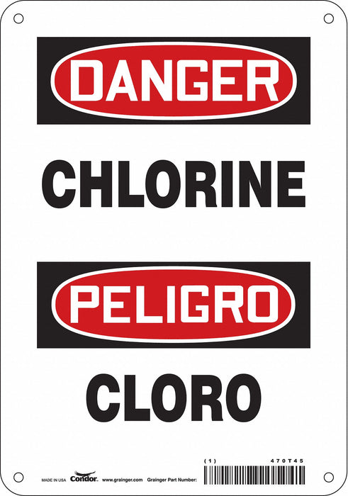 Safety Sign 10 inx7 in Aluminum