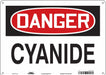 Safety Sign 10 in x 14 in Polyethylene