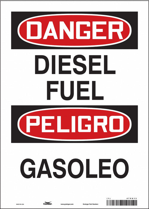 Safety Sign 14 inx10 in Vinyl