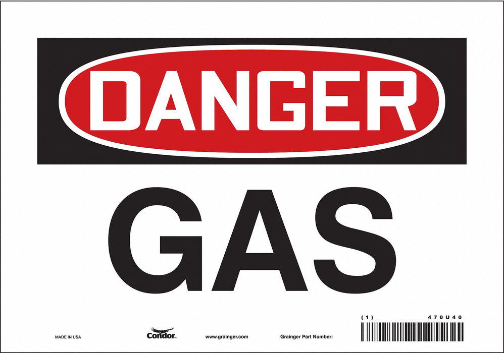 Safety Sign 7 in x 10 in Vinyl