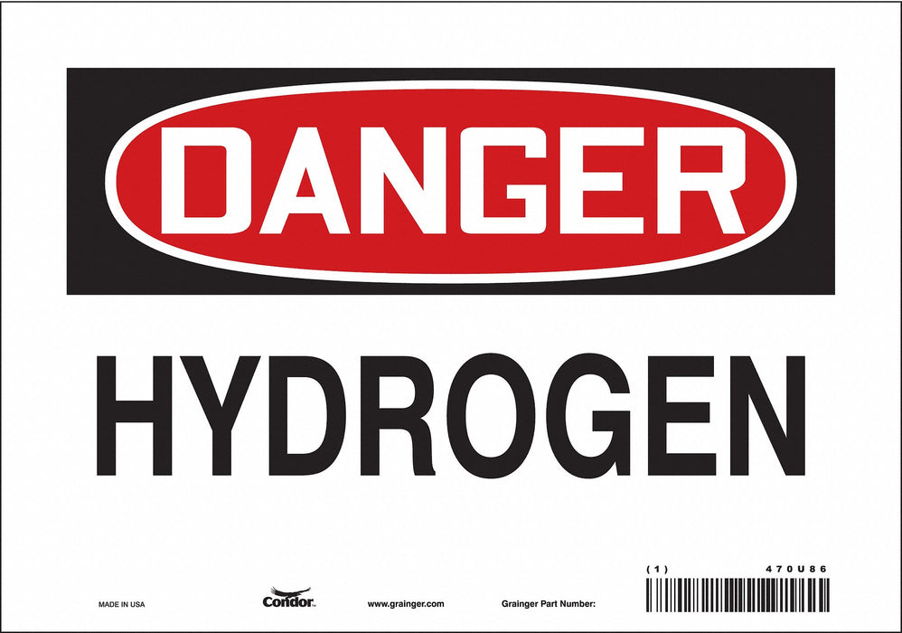 Safety Sign 7 in x 10 in Vinyl