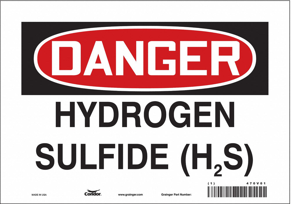 Safety Sign 7 in x 10 in Vinyl