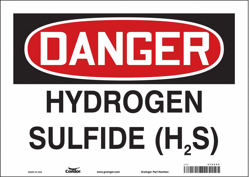 Safety Sign 10 in x 14 in Vinyl