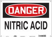 Safety Sign 10 in x 14 in Aluminum