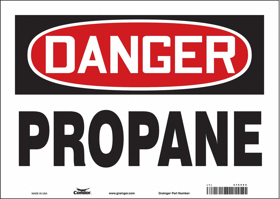 Safety Sign 10 inx14 in Vinyl