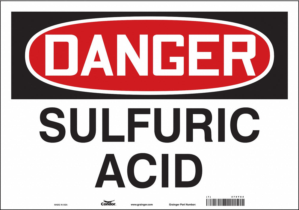 Safety Sign 14 inx20 in Vinyl