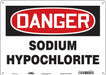 Safety Sign 10 inx14 in Polyethylene