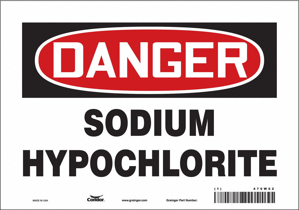 Safety Sign 7 inx10 in Vinyl