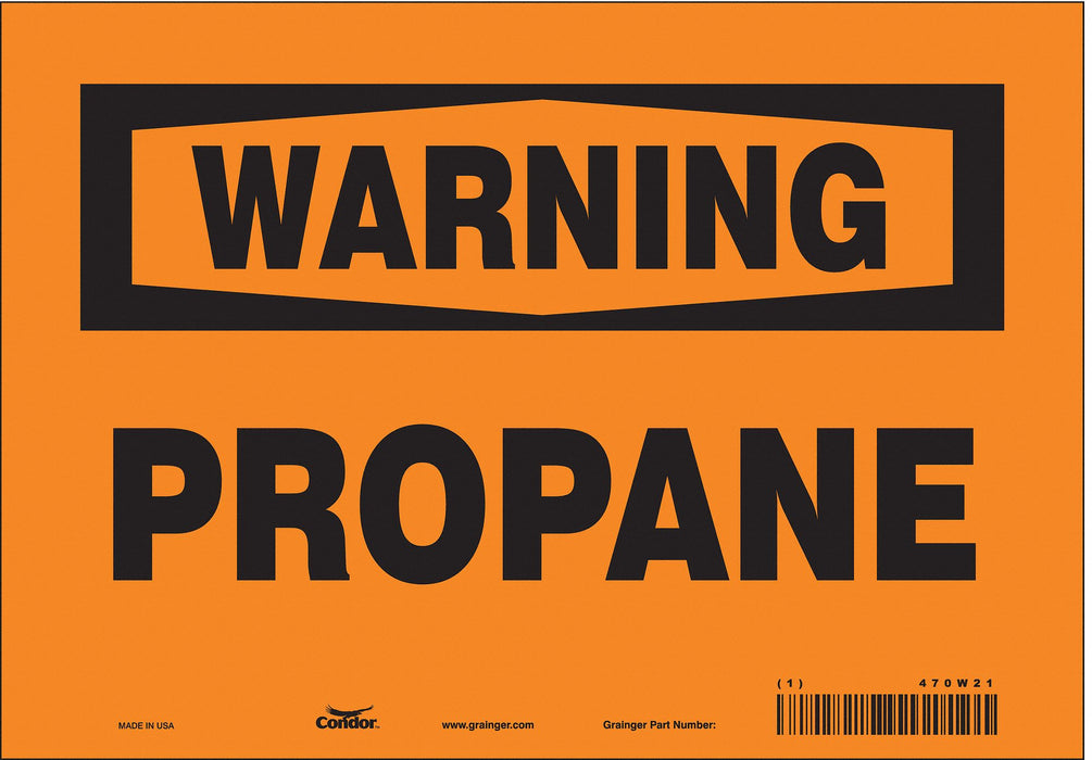 Safety Sign 7 inx10 in Vinyl