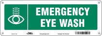 Safety Sign 5 in x 14 in Polyethylene