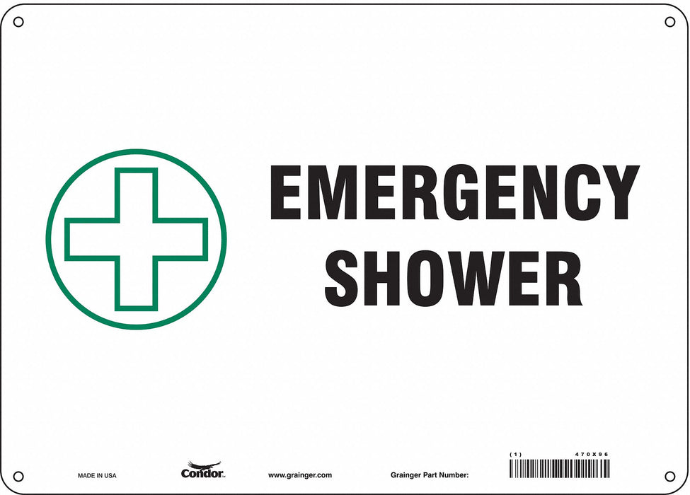 Safety Sign 10 in x 14 in Vinyl