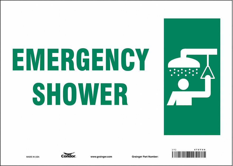 Safety Sign 10 in x 14 in Vinyl