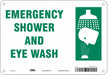 Safety Sign 7 in x 10 in Aluminum