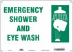 Safety Sign 10 in x 14 in Aluminum