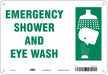 Safety Sign 7 in x 10 in Polyethylene