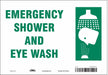 Safety Sign 7 in x 10 in Vinyl