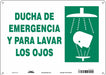 Safety Sign 10 in x 14 in Aluminum