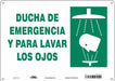 Safety Sign 10 in x 14 in Polyethylene