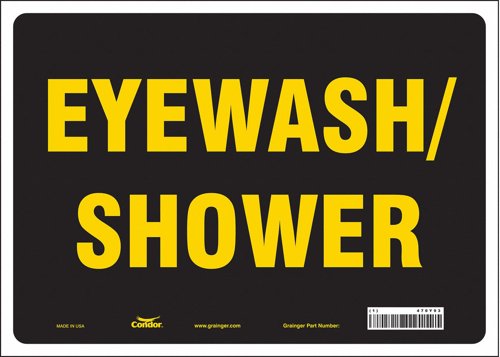 Safety Sign 10 in x 14 in Vinyl