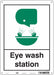 Safety Sign 14 in x 10 in Polyethylene