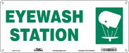 Safety Sign 7 in x 17 in Polyethylene