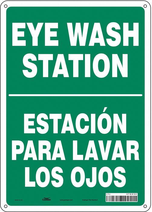 Safety Sign 14 in x 10 in Polyethylene
