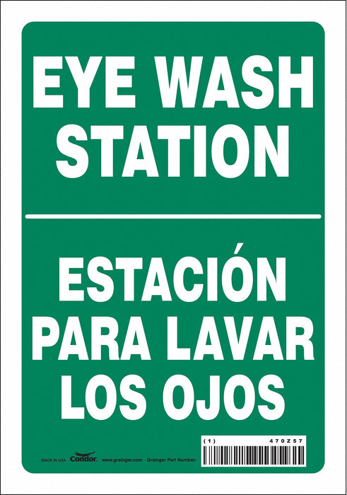 Safety Sign 10 in x 7 in Vinyl