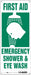 Safety Sign 17 in x 7 in Aluminum