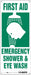 Safety Sign 17 in x 7 in Polyethylene