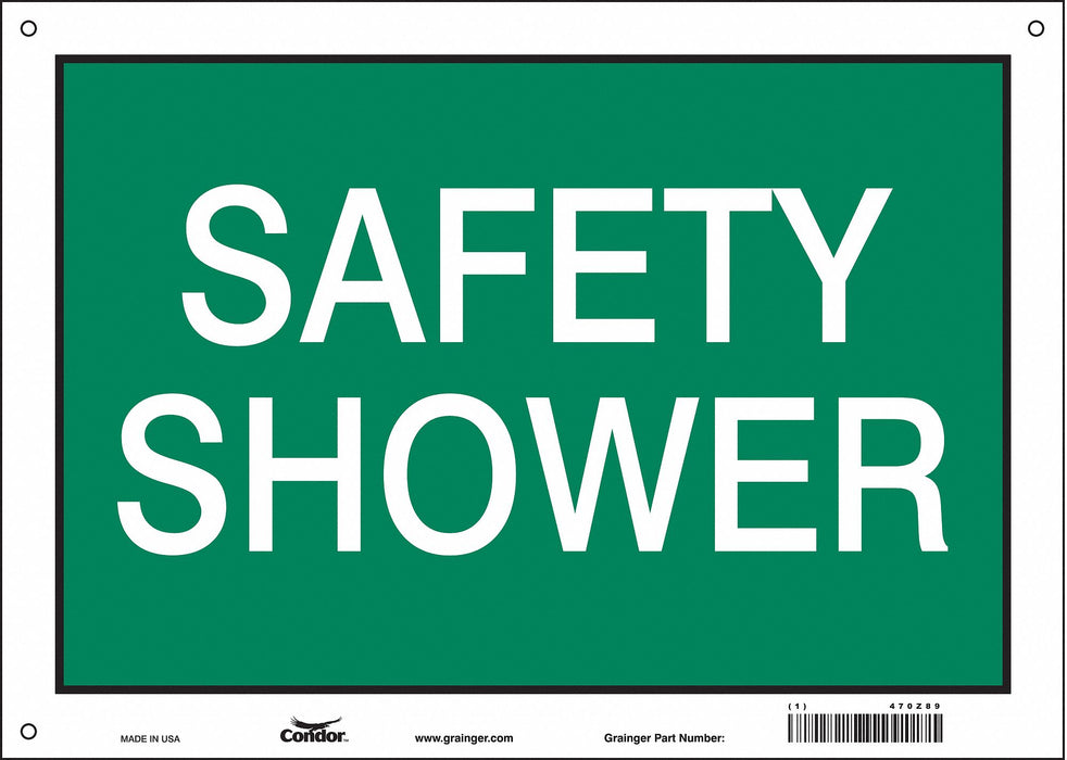 Safety Sign 10 in x 14 in Vinyl